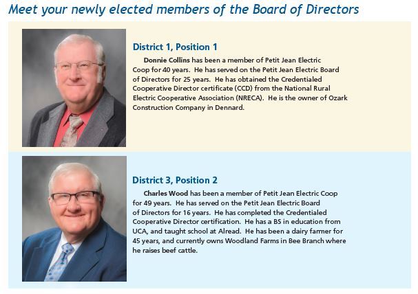 Meet your new board members