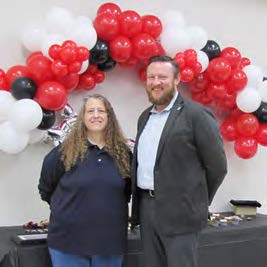 Lori and CEO Michael Kirkland.